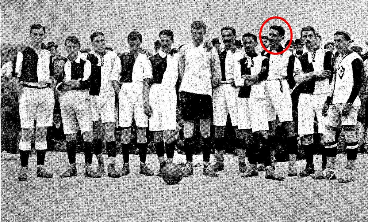 Edmundo Novoa en el Galicia FC, 1909