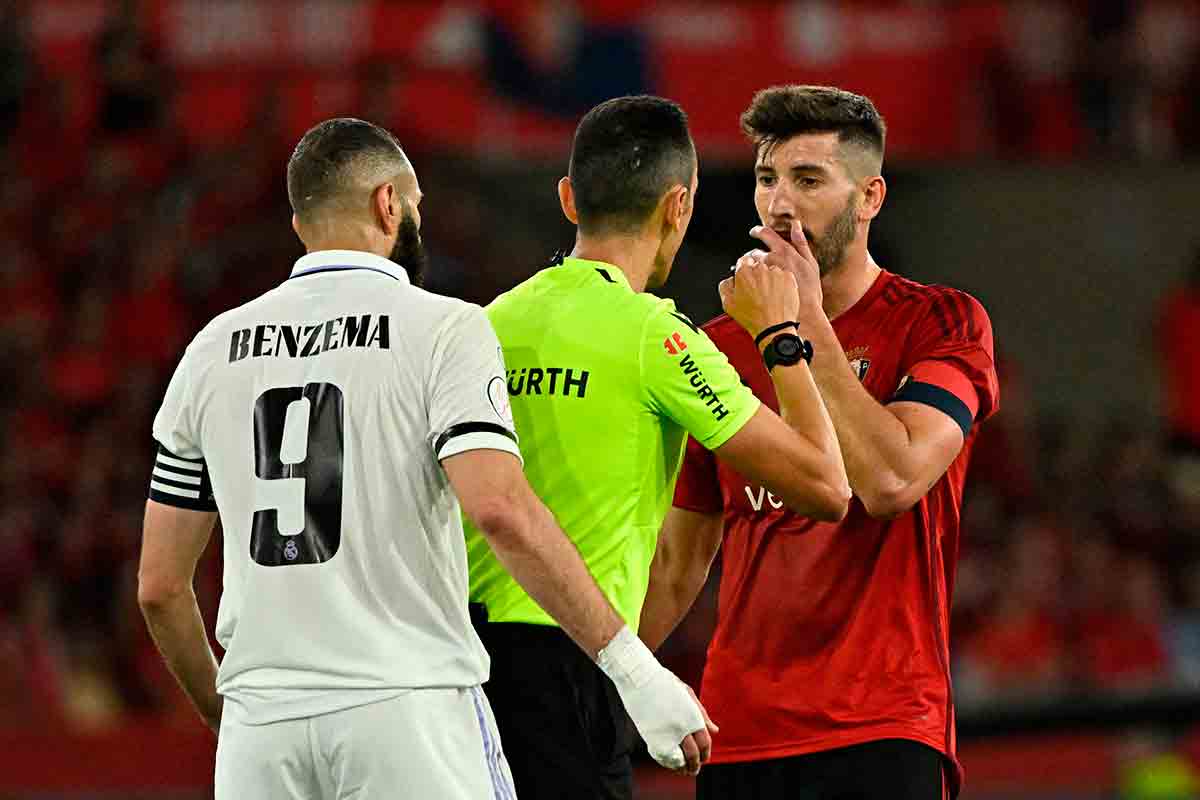 Sánchez Martínez en la final de Copa