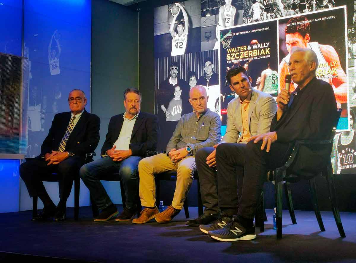 Los Szczerbiak y Juan Escudero: una tarde entre las estrellas