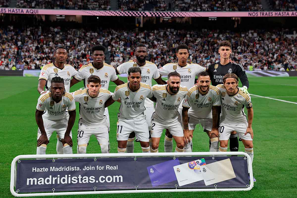 Alineación Real Madrid Getafe