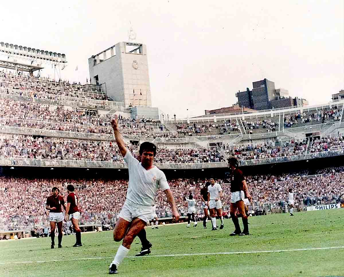 Juanito en el Bernabéu
