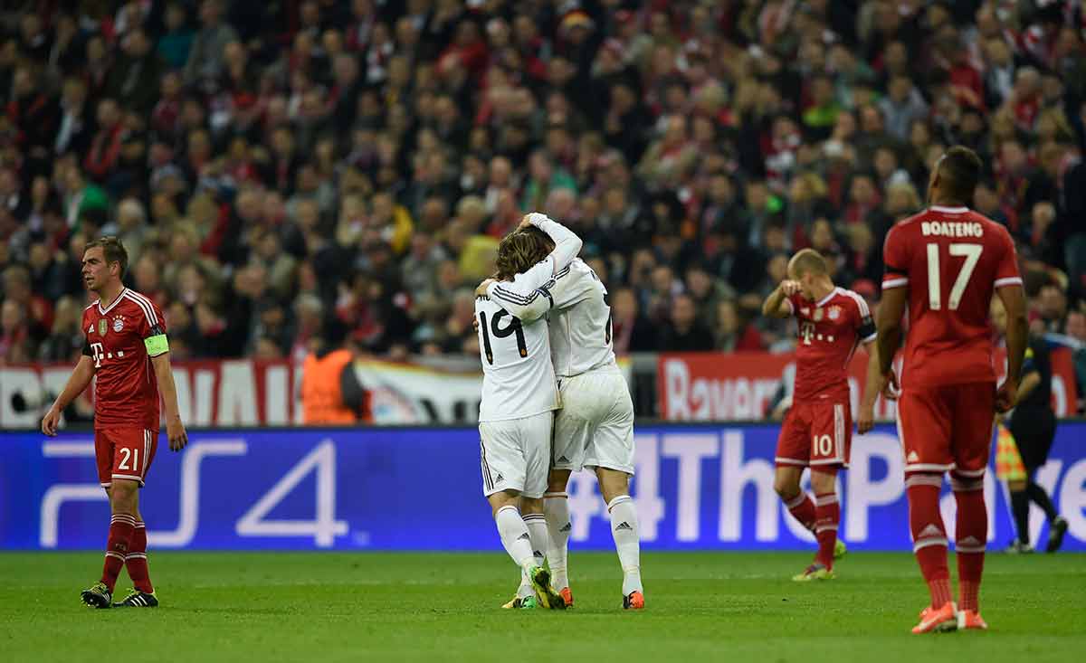 Modric y Cristiano Bayern 0-4 2014