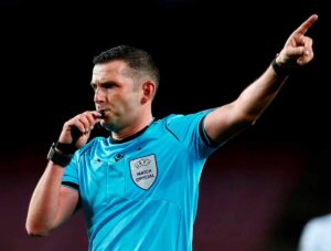 Michael Oliver en el Braga, 1 - Real Madrid, 2