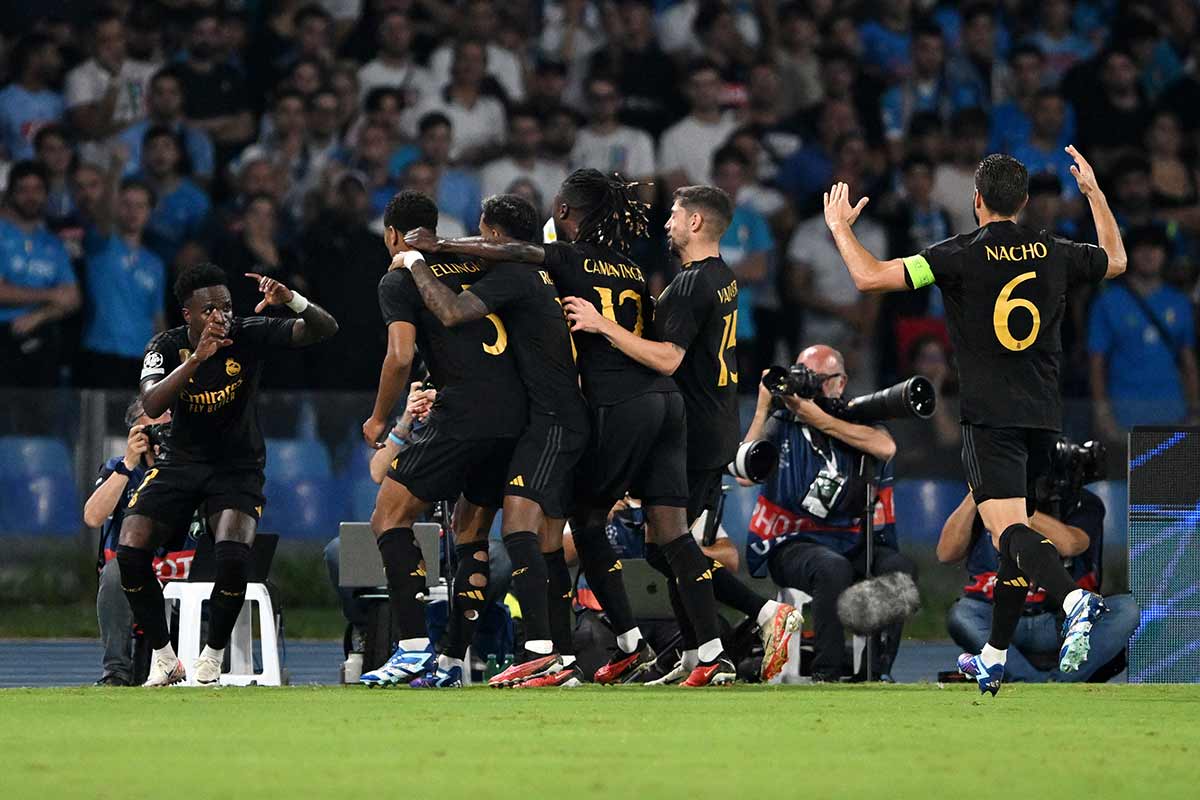 Las notas del Nápoles, 2 - Real Madrid, 3