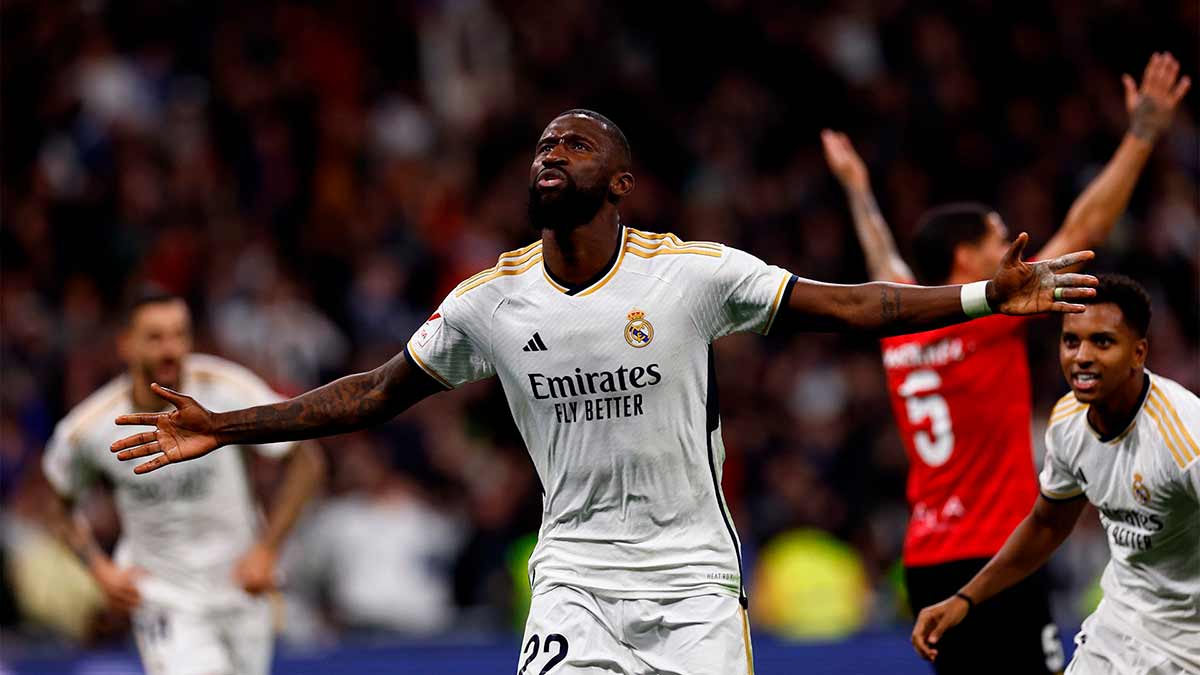 1-0: Rüdiger cabecea al dentista