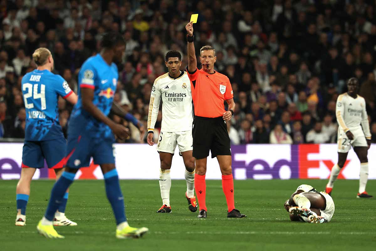 Davide Massa en el Real Madrid, 1 - Leipzig, 1