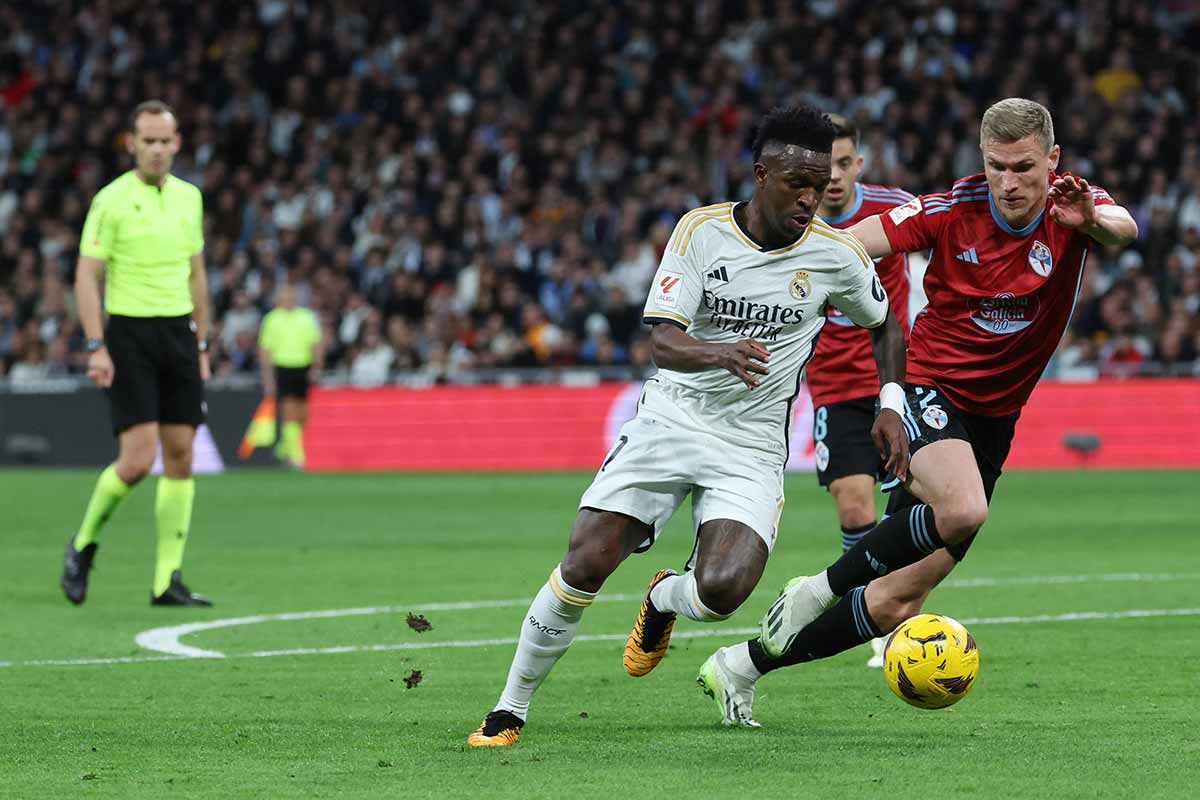 Melero López en el Real Madrid, 4 - Celta, 0