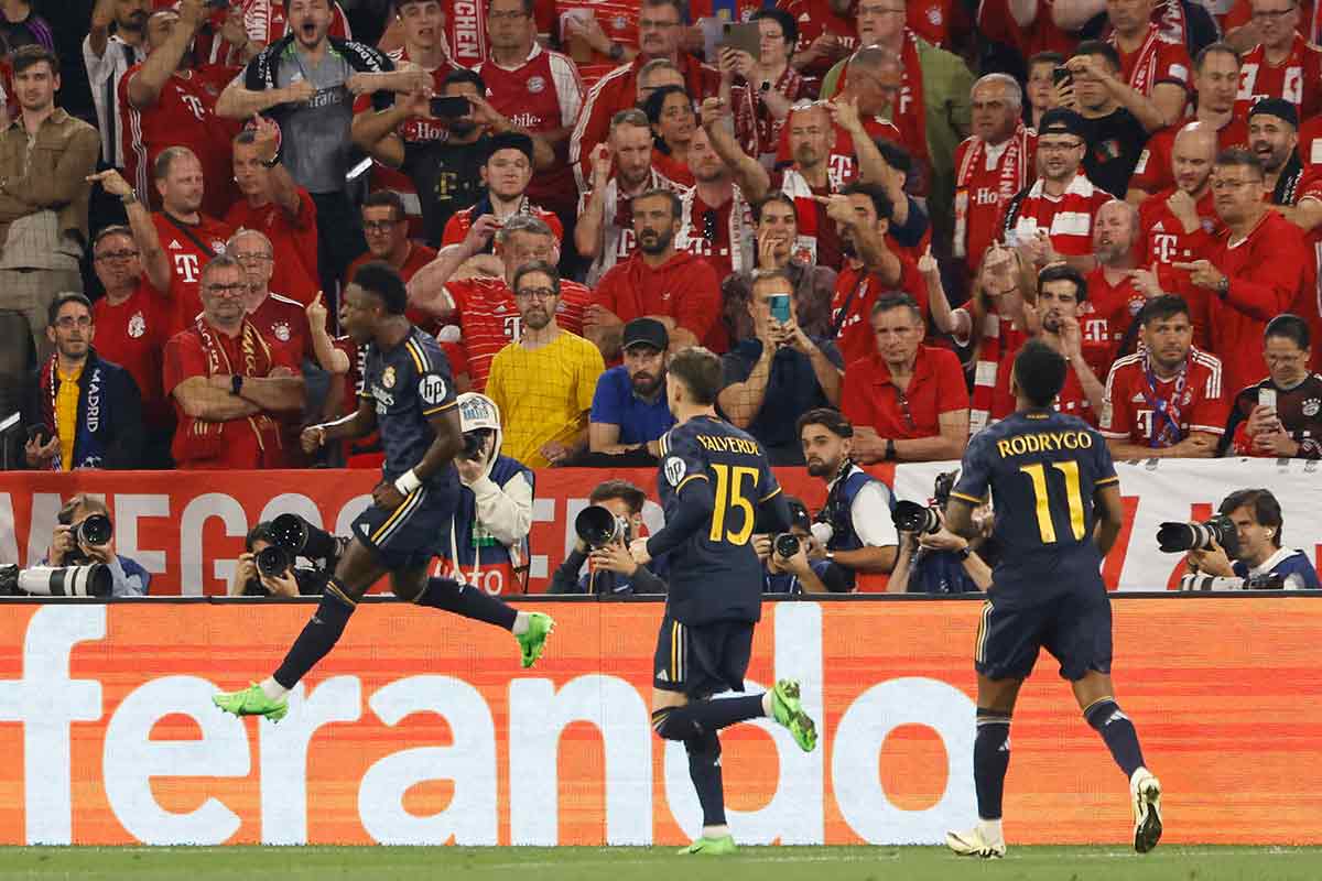 Vinícius, decisivo de nuevo en Europa