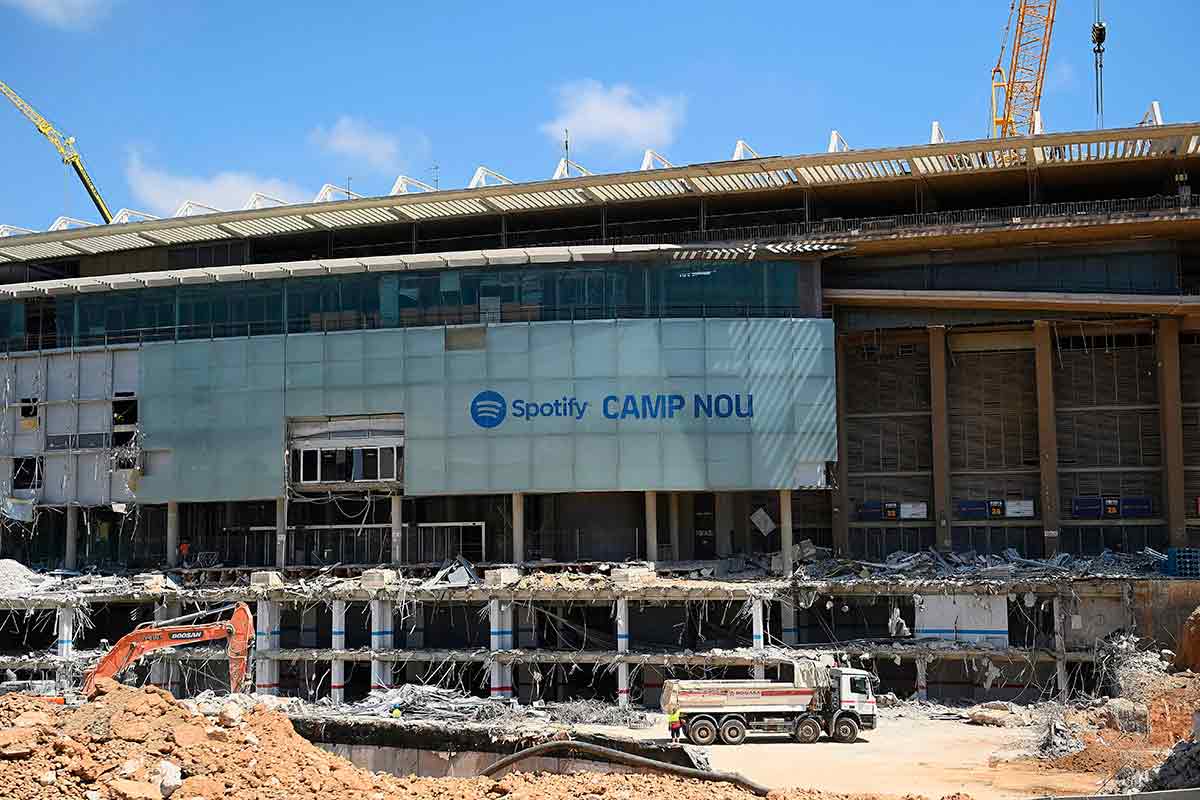 Las obras del Camp Nou