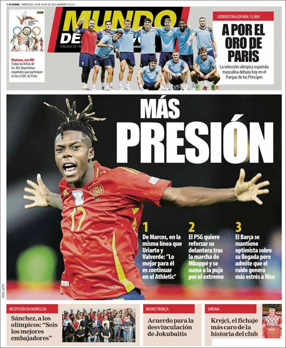 Portada Mundo Deportivo