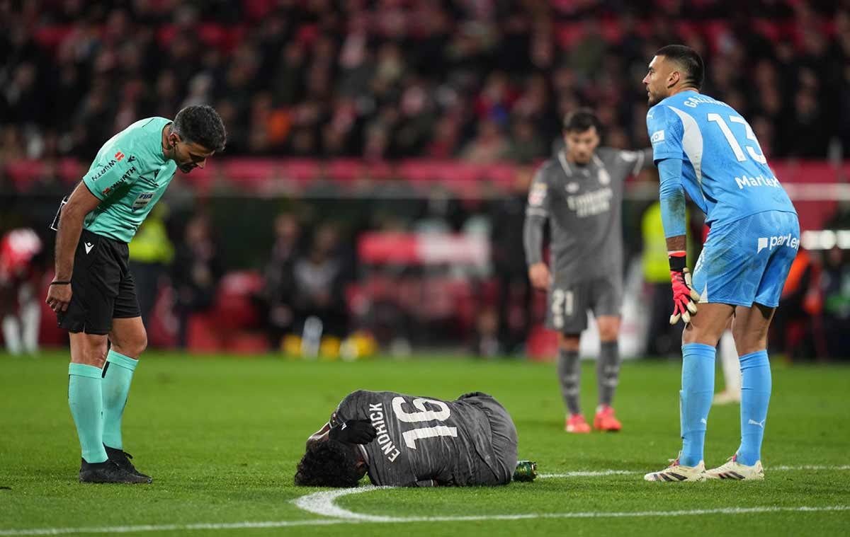 Gil Manzano en el Girona, 0 - Real Madrid, 3