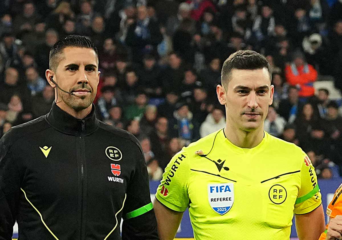 Muñiz Ruiz en el RCD Espanyol - Real Madrid