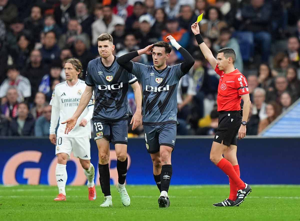 Hernández Maeso en el Real Madrid - Rayo Vallecano
