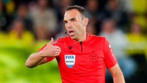 Cuadra Fernández en el Real Madrid - Valencia