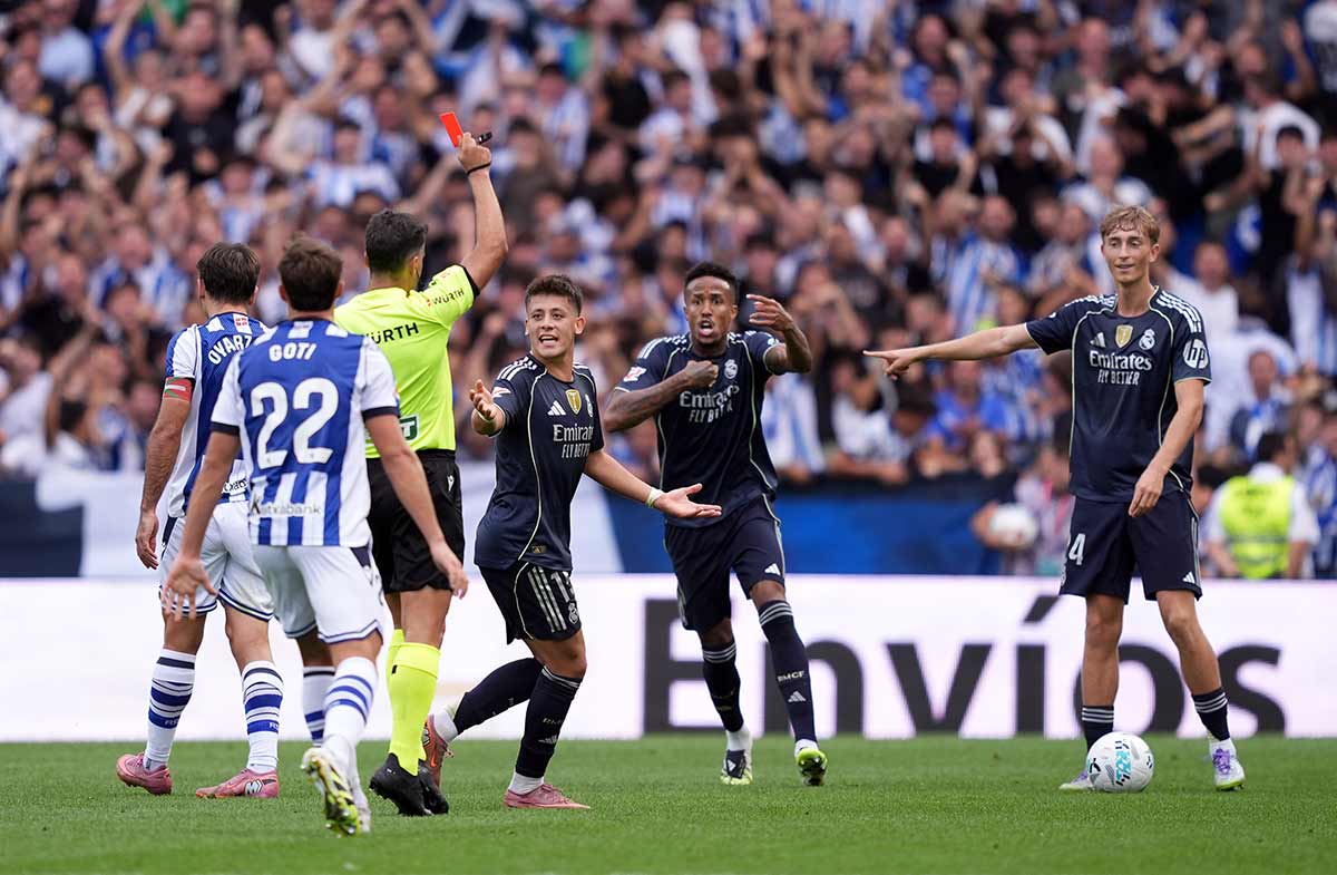Jesús Gil en el Real Sociedad - Real Madrid