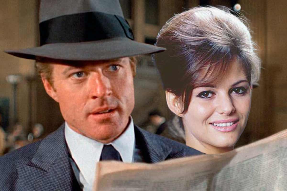 Claudia Cardinale y Robert Redford: guapos y profesionales