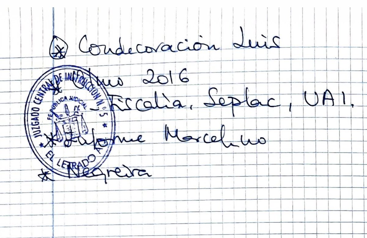 Negreira en los papeles de Leire Díez